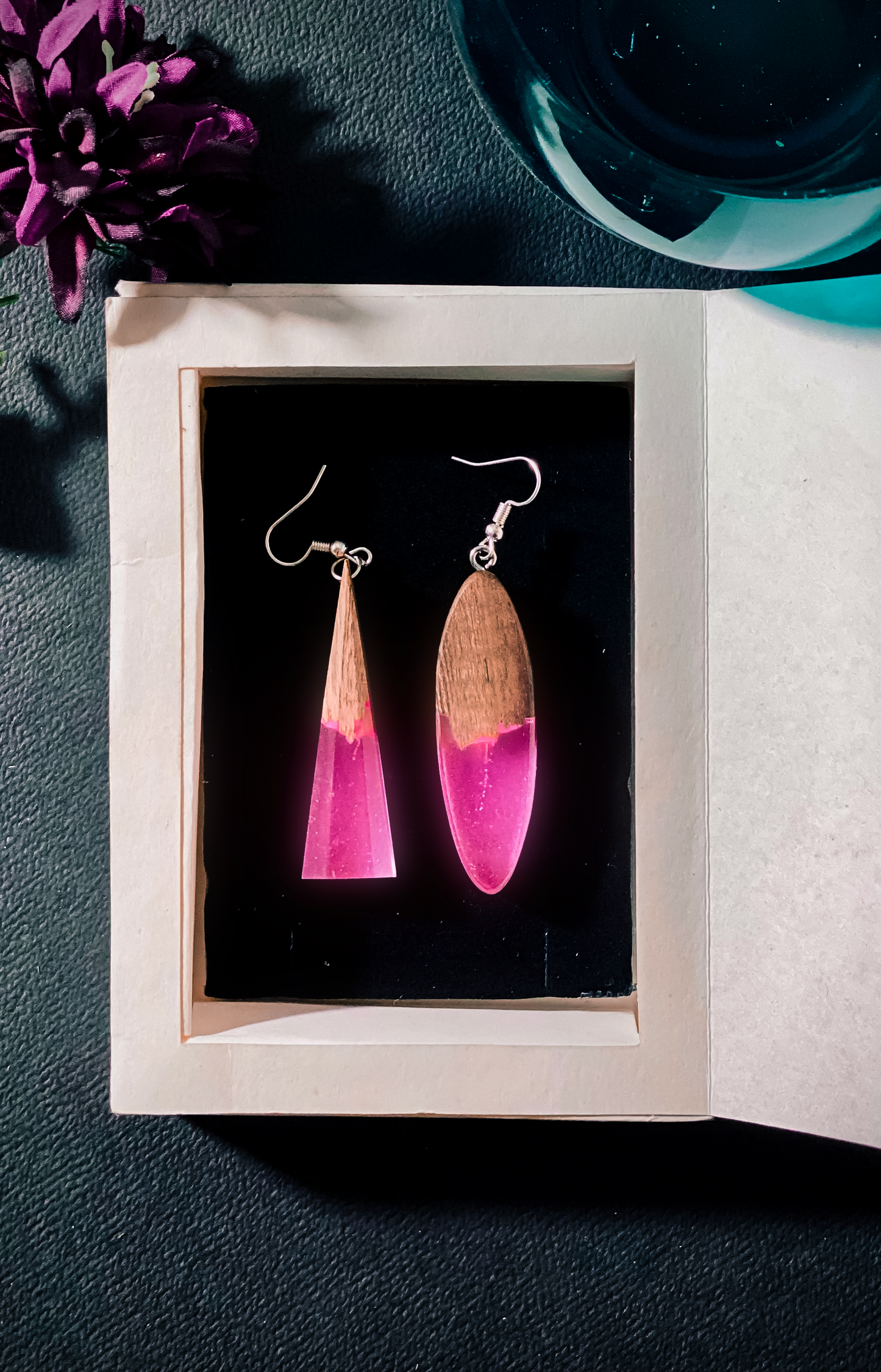 Pink Petal Earrings