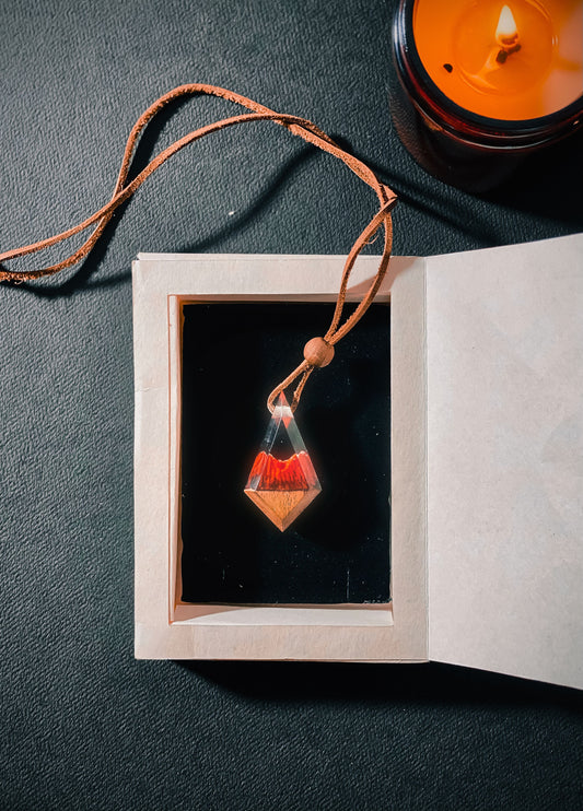 Rustic Flame Pendant